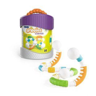 Магнитный конструктор Guidecraft Grippies Curves, 20 деталей (G8319)