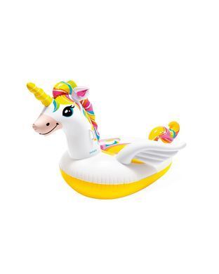 Детский надувной плотик Ride On Unicorn Intex 57561 (198 х 140 х 102 см)