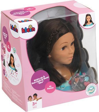 Голова манекен для створення зачісок Make-up and hairdressing head Mia Theo Klein 5201