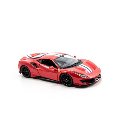 Металлическая машинка Ferrari 488 Pista Bburago 18-26026