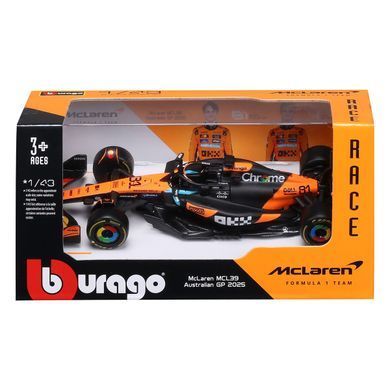Автомодель (1:43) McLaren F1 MCL39 (2025) Bburago 18-38248 в ассортименте