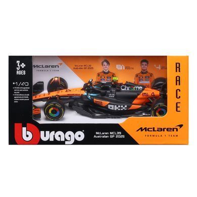 Автомодель (1:43) McLaren F1 MCL39 (2025) Bburago 18-38248 в ассортименте