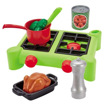 Игровой набор плита с посудой (21 аксессуар.) 100% Chef Cooker Ecoiffier 2649