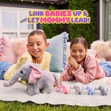 Интерактивный игровой набор Мама слониха с сюрпризом Zuru Pets Alive 9570