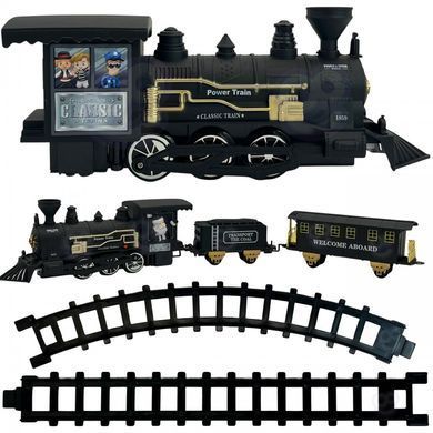 Классическая железная дорога с паровозом Woopie Toys 53859