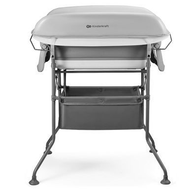 Столик для пеленания с ванной 2 в 1 Kinderkraft Bubbly Grey KABUBB00GRY0000