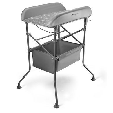 Столик для пеленания с ванной 2 в 1 Kinderkraft Bubbly Grey KABUBB00GRY0000