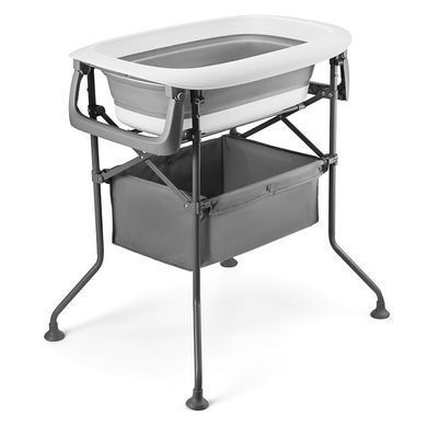 Столик для пеленания с ванной 2 в 1 Kinderkraft Bubbly Grey KABUBB00GRY0000