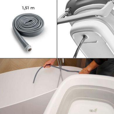 Столик для пеленания с ванной 2 в 1 Kinderkraft Bubbly Grey KABUBB00GRY0000
