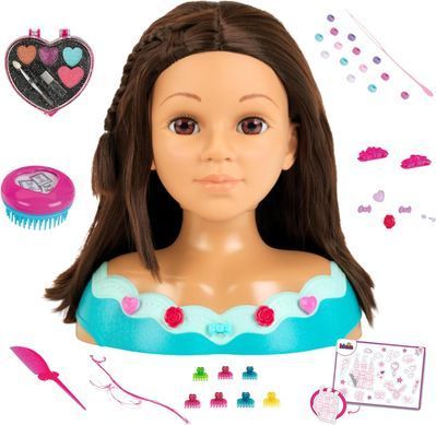 Голова манекен для створення зачісок Make-up and hairdressing head Mia Theo Klein 5201