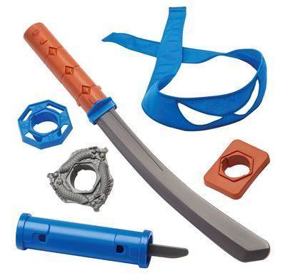 Набор игрушечного оружия Меч-катана Лео TMNT Build N' Battle Leonardo Playmates 84251