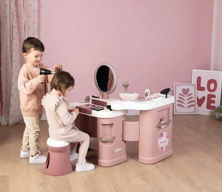 Ігровий набір Б'юті салон з набором косметики My Beauty Center Smoby 7600320256 звукові та світлові ефекти