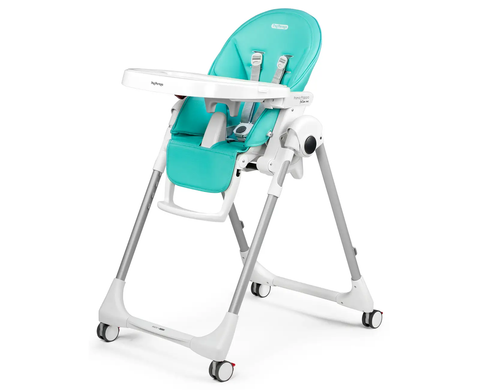 Стул для кормления 2в1 Prima Pappa Follow Me Tahiti Peg-Perego IH01000000BL91 бирюзовый