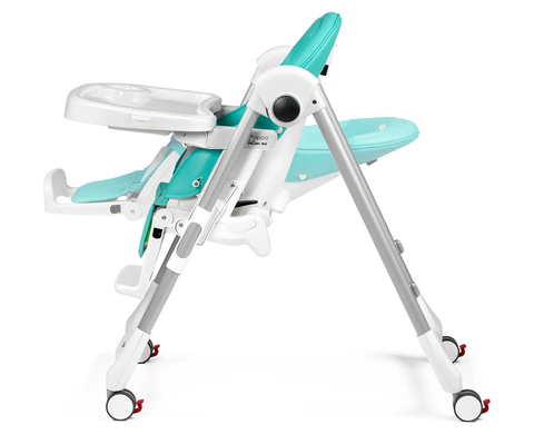 Стул для кормления 2в1 Prima Pappa Follow Me Tahiti Peg-Perego IH01000000BL91 бирюзовый