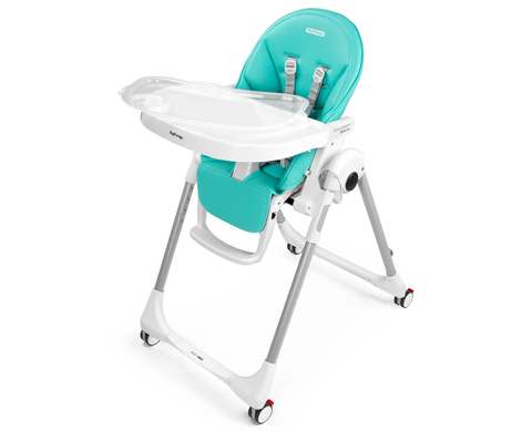 Стул для кормления 2в1 Prima Pappa Follow Me Tahiti Peg-Perego IH01000000BL91 бирюзовый
