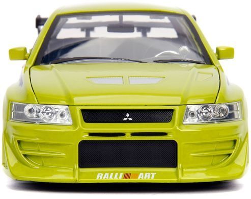 Металева машинка 1:24 2002 Mitsubishi Lancer EVO VII Fast and Furious Jada Toys 9399788314R00