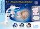 Музичний мобіль з проектором 3в1 Infantino Projector Musical Mobile 004914I рожевий
