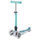 Складной трехколесный самокат Mini Micro Deluxe Orion Foldable LED Blue MMD374 синий