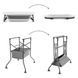 Столик для пеленания с ванной 2 в 1 Kinderkraft Bubbly Grey KABUBB00GRY0000