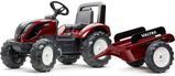 Детский трактор на педалях с прицепом Falk 4000AB Valtra S4 от 3 до 7 лет