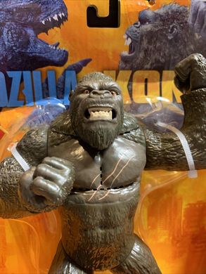 Уценка Коллекционная фигурка Конг Делюкс Battle Roar Kong со звуком (17 см) Godzilla vs. Kong Playmates 35503