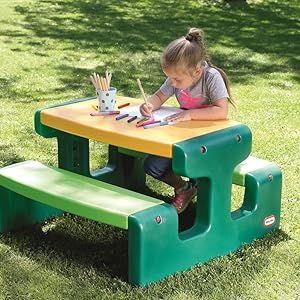 Детский большой стол для пикника Picnic Table Evergreen Little Tikes 466A для 6 детей