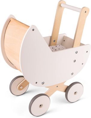 Дерев'яна коляска з люлькою для ляльок New Classic Toys 10760