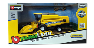 Автомодель Зернозбиральний комбайн (18 см., 1:50) New Holland TC5.90 Combine Harvest Bburago 18-31721