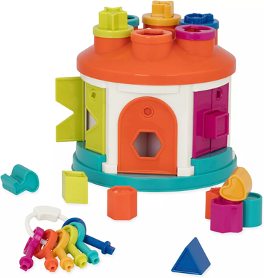 Развивающая игрушка сортер Умный домик (12 форм) Shape Sorter House Battat Lite BT4580Z