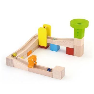 Деревянный Конструктор Горки для шариков Ball Slide Track Marble Run Viga Toys 51619