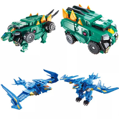 Уцінка Робот-трансформер Стего Бласт Вінг Deluxe (38,5 см.) Dinoster Stego Blast Wing Alpha Group EU580802