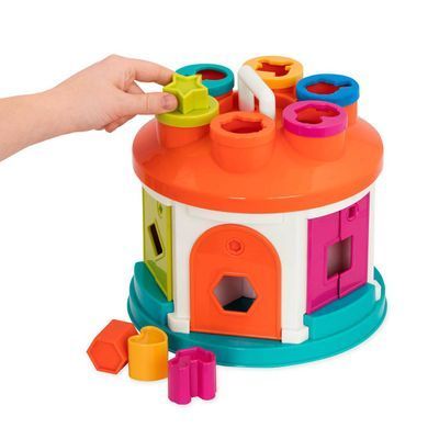 Развивающая игрушка сортер Умный домик (12 форм) Shape Sorter House Battat Lite BT4580Z