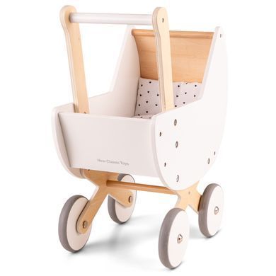 Дерев'яна коляска з люлькою для ляльок New Classic Toys 10760