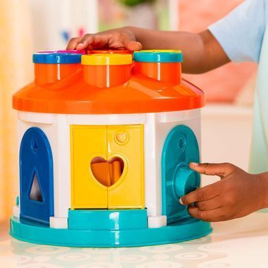 Развивающая игрушка сортер Умный домик (12 форм) Shape Sorter House Battat Lite BT4580Z