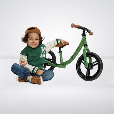 Біговел Kinderkraft Space Light Green KRSPAC23GRE0000 з ручним тормозом