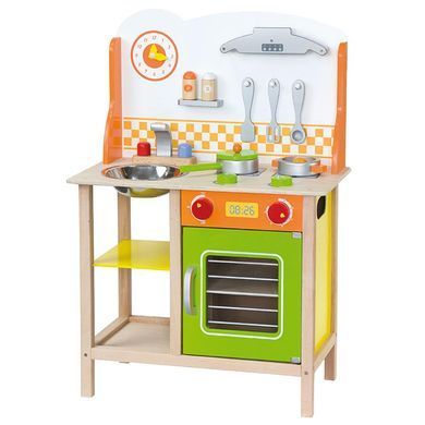 Дерев'яна дитяча кухня з посудом Fantastic Kitchen Viga Toys 50957FSC