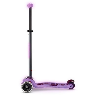 Дитячий триколісний самокат Maxi Micro Deluxe Glow LED Bright Purple MMD367 від 5 до 12 років