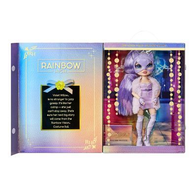 Игровой набор с куклой Rainbow High Вайолет Уиллоу (28 см) Costume Ball MGA 424857