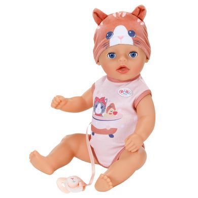 Интерактивная кукла Baby Born Lena в костюме котика (36 см) Zapf Creation 839560