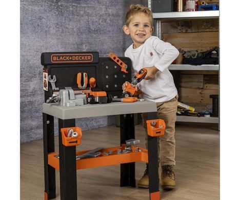 Іграшкова майстерня інструментів (79 аксес.) Bricolo Pro Black + Decker Smoby 7600360740