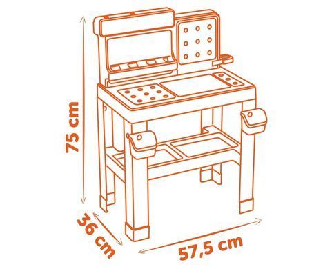 Іграшкова майстерня інструментів (79 аксес.) Bricolo Pro Black + Decker Smoby 7600360740
