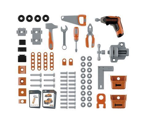 Іграшкова майстерня інструментів (79 аксес.) Bricolo Pro Black + Decker Smoby 7600360740