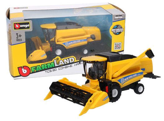 Автомодель Зерноуборочный комбайн (18 см., 1:50) New Holland TC5.90 Combine Harvest Bburago 18-31721