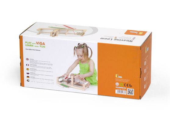 Детский деревянный ткацкий станок Viga Toys 51366FSC Сертификат FSC