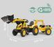 Дитячий трактор на педалях з причепом та двома ковшами Komatsu Falk 2086Y від 3 років
