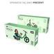 Біговел Kinderkraft Space Light Green KRSPAC23GRE0000 з ручним тормозом