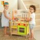Дерев'яна дитяча кухня з посудом Fantastic Kitchen Viga Toys 50957FSC