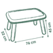 Пластиковый детский стол (до 70 кг) Kid Table Smoby Life 7600880408