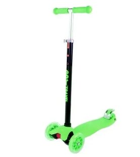 Уцінка Дитячий триколісний самокат LED Kids Scooter GO Travel maxi LS306GR зелений