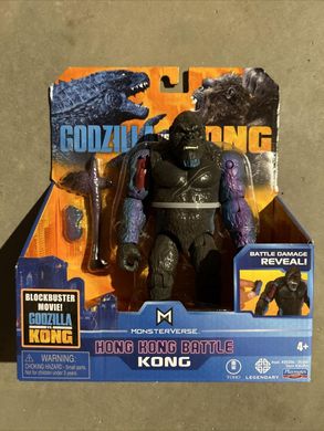 Уцінка Фігурка Конг з бойовими ранами та сокирою (15 см) Godzilla vs. Kong Playmates 35354